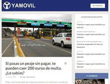 Tablet Screenshot of blog.yamovil.es